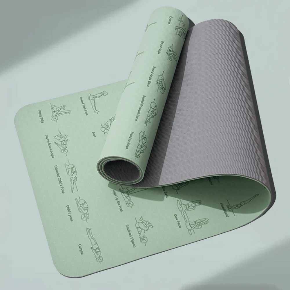 Pilates Yoga Movement - 6mm Dikke Yoga Anti Slip Matte