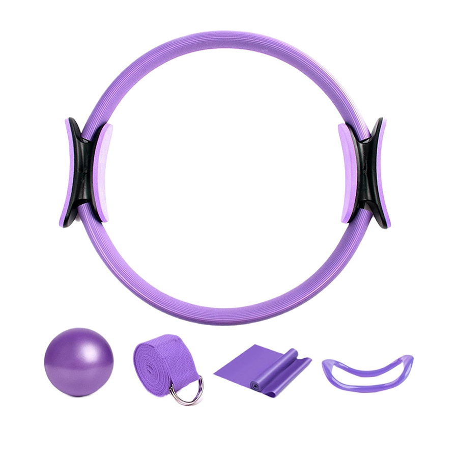 Pilates Yoga Weight Loss - Fünfteiliges Pilates-Essentials-Set für Damen mit individuellem