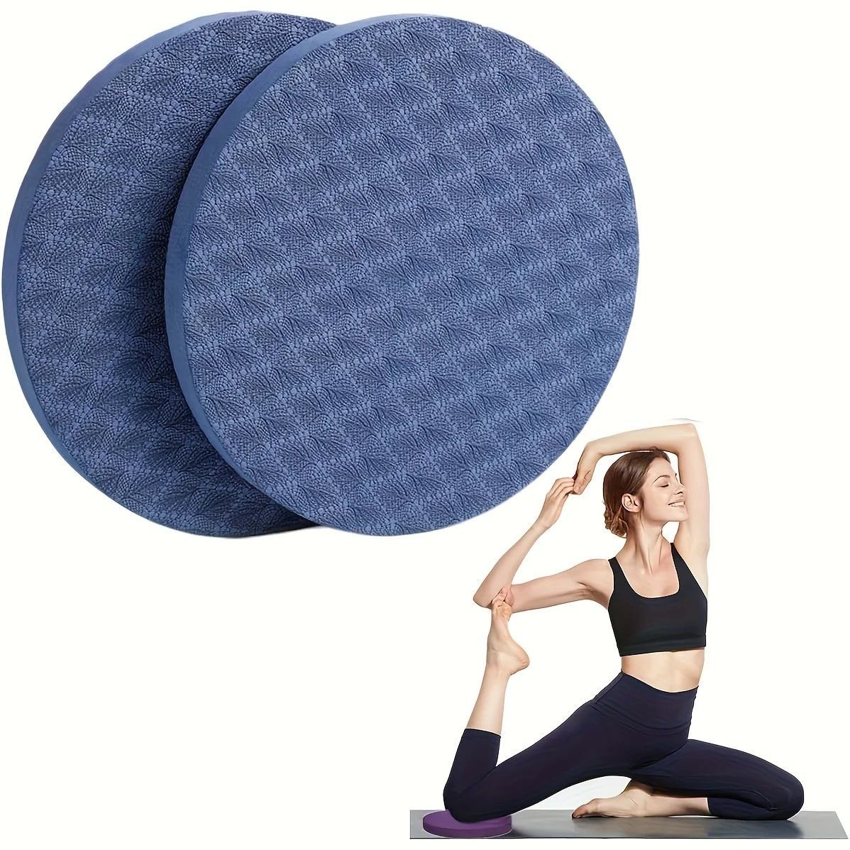 Pilates Yoga Kit - 2er-Pack Yoga-Kniepolster, dicke Übungspolster für Knie,
