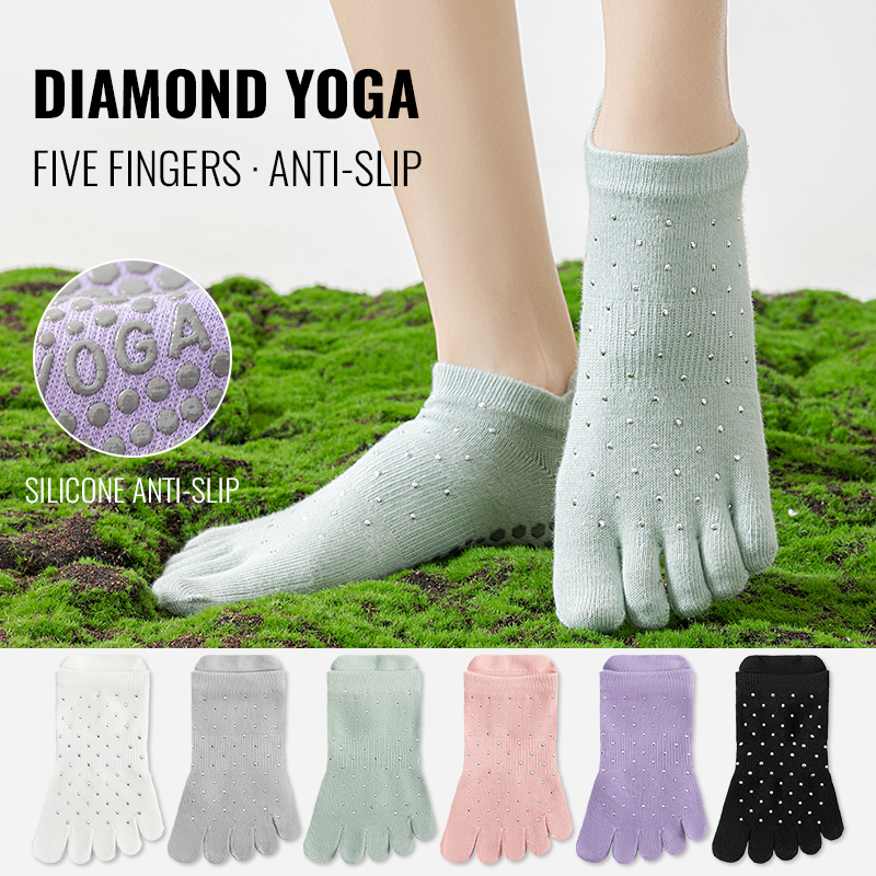 Pilates Yoga Grip Socks - MiiOW Non-Slip Grip Pilates Socke Frauen