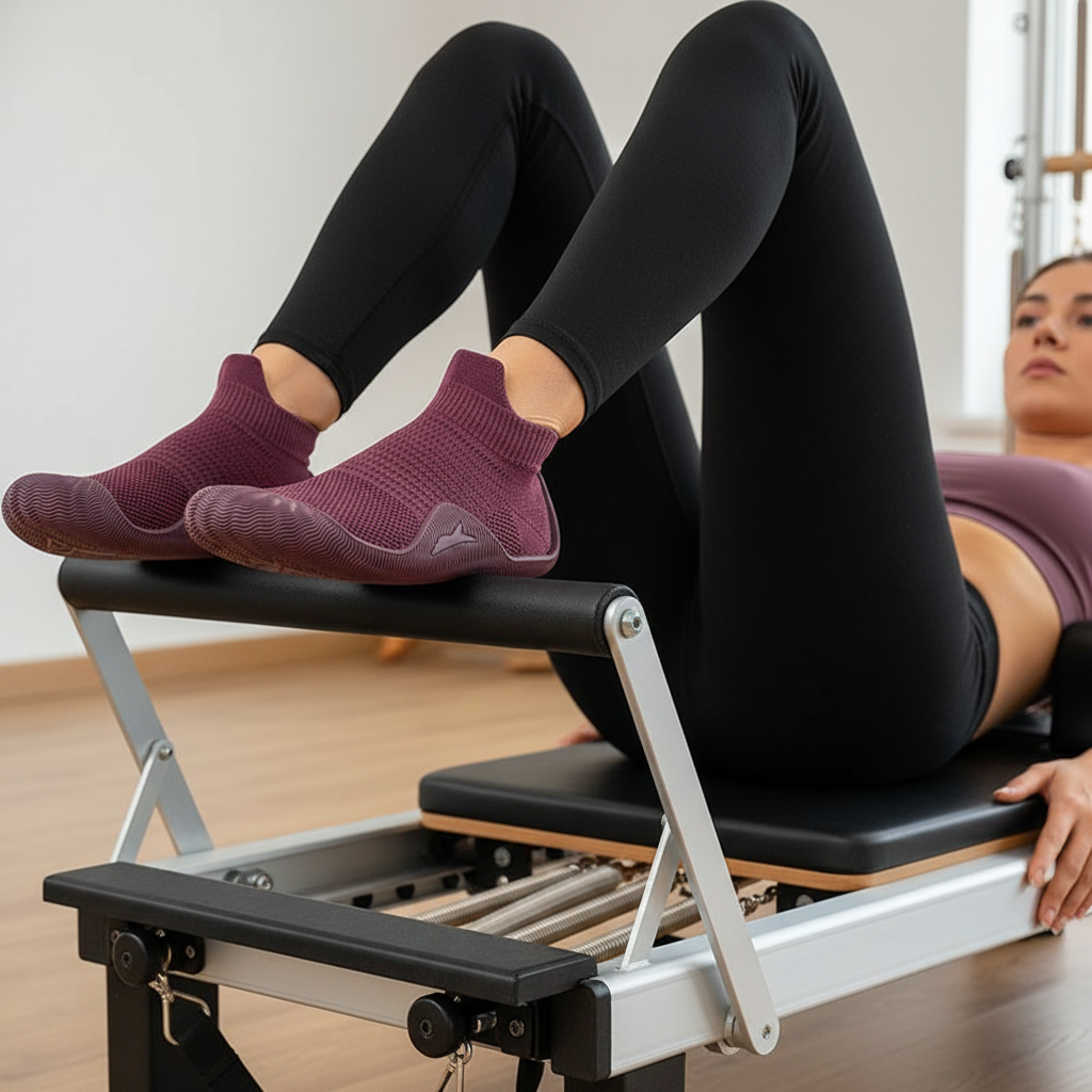 Pilates Yoga Footwear - GallonShark Barfuß-Sockenschuhe Rutschfeste Flexible Strick-Schuhe für