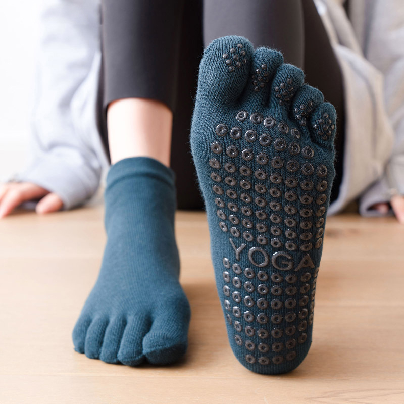 Pilates Yoga Grip Socks - Anti-Slip Frauen Pilates Socken Fünf Zehen