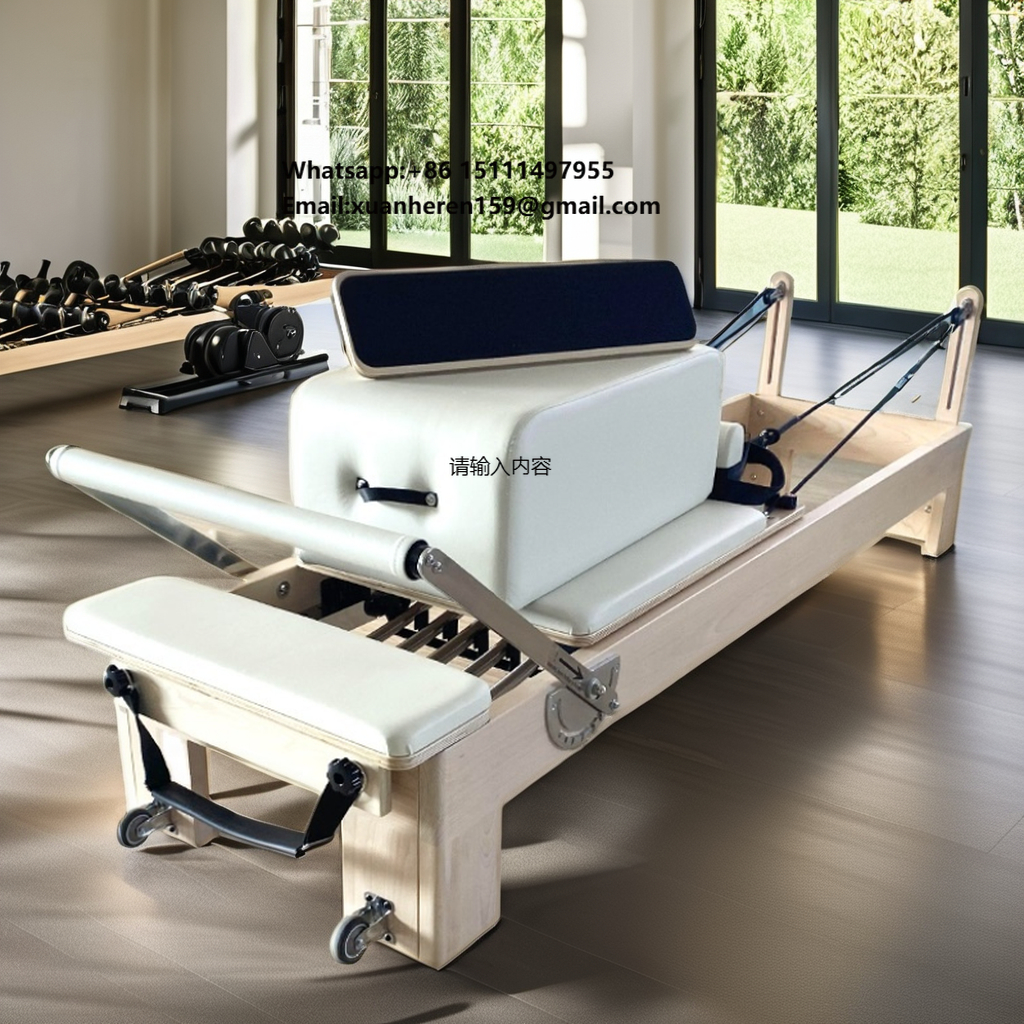 Pilates Yoga Home - Maßgefertigtes Heim-Fitnessgerät Yoga-Trainingsgerät Holzkern-Bett Übungsgerät Pilates
