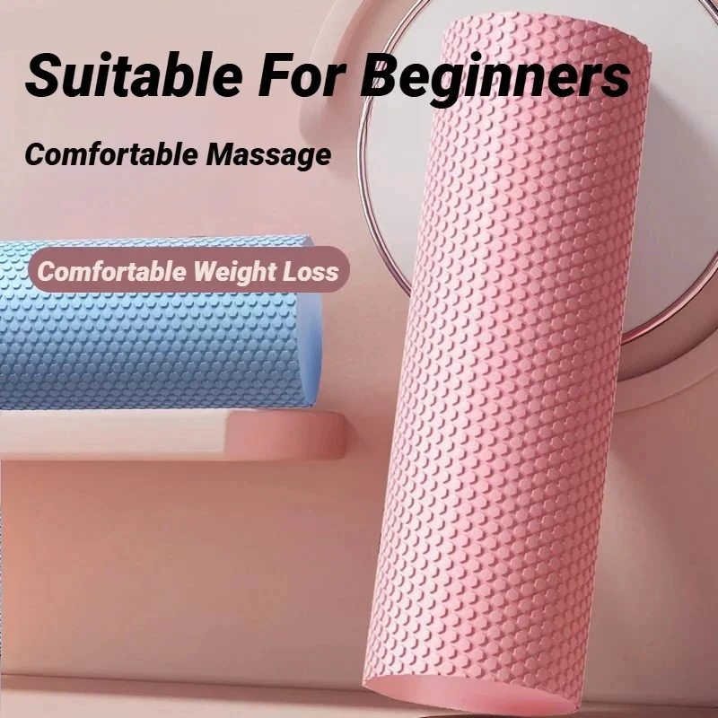 Pilates Yoga Home - Sechseckige EVA-Schaumstoff-Yoga-Rolle, 10 cm × 30