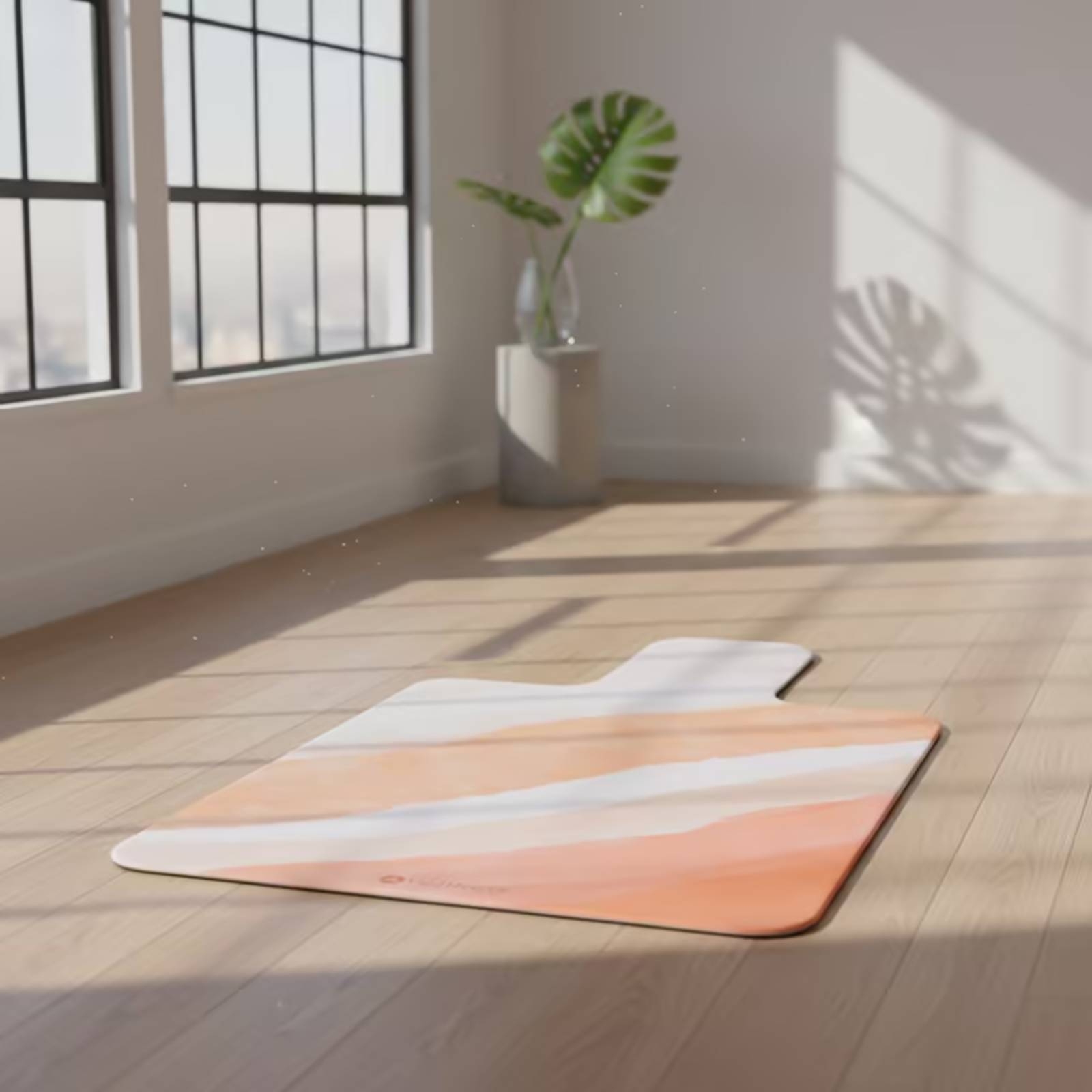 Pilates & Yoga Training Center - Übungsmatte aus Wildleder, rutschfeste, gepolsterte Pilates-Matte