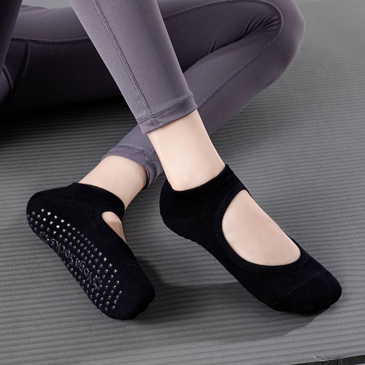 Pilates Yoga Grip Socks - Rutschfeste Yoga-Socken für Damen – Grip-Socken