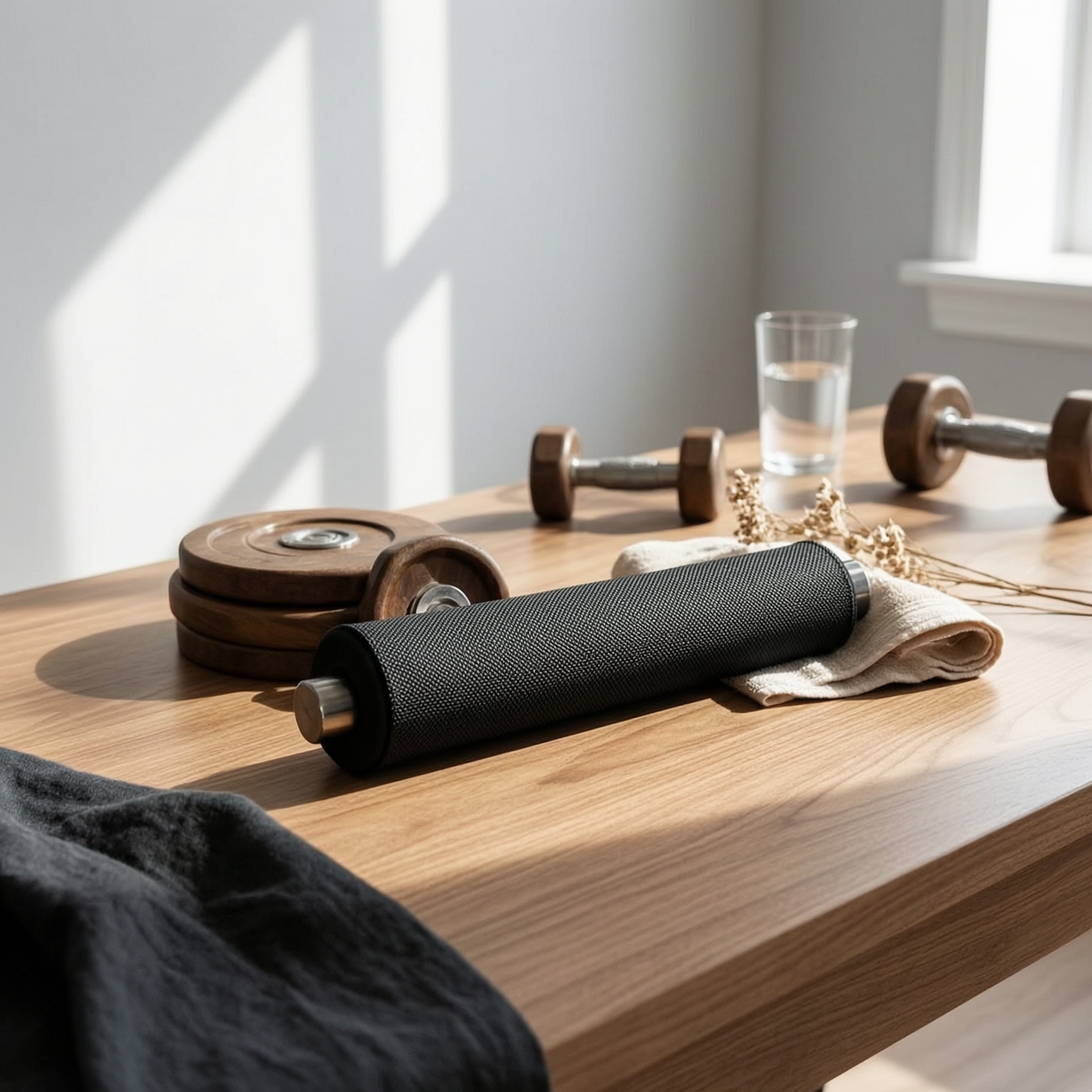 Pilates & Yoga Training Center - Lenkerhülle mit genähten Kanten, Pilates-Stangenabdeckung, Schutzhülle