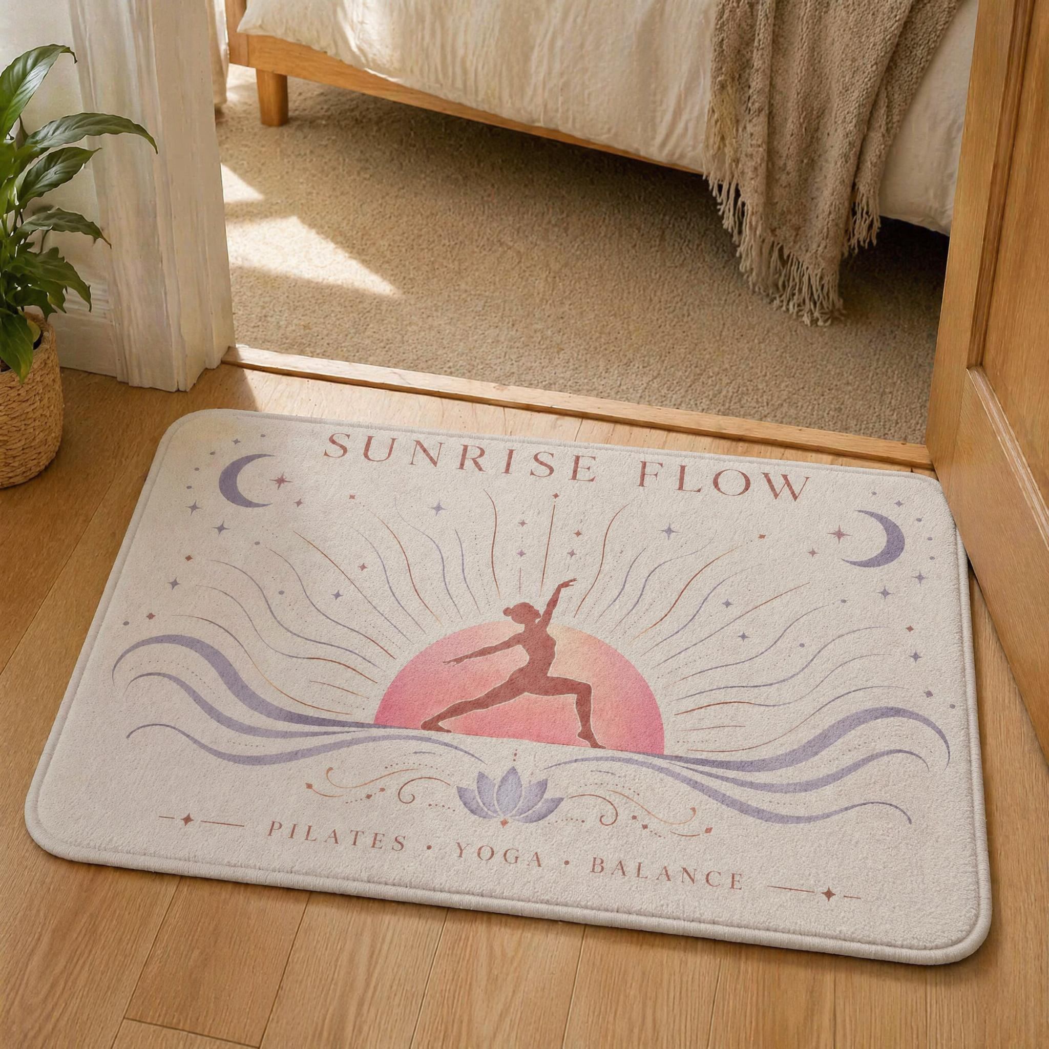 Pilates Yoga Gifts - Sunrise Flow Yoga Fußmatte Pilates Balance