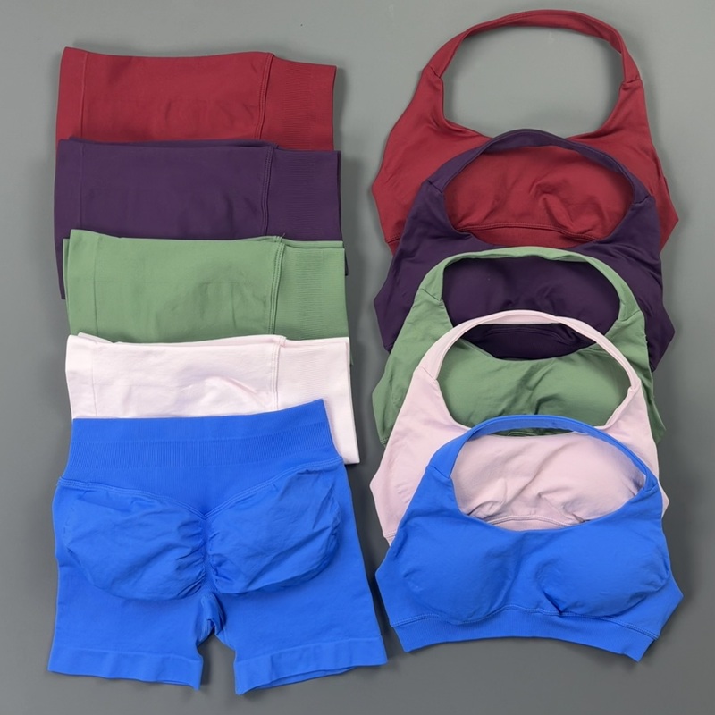 Pilates Yoga Kit - 2-teiliges Histello Sportset für Damen, nahtlos,