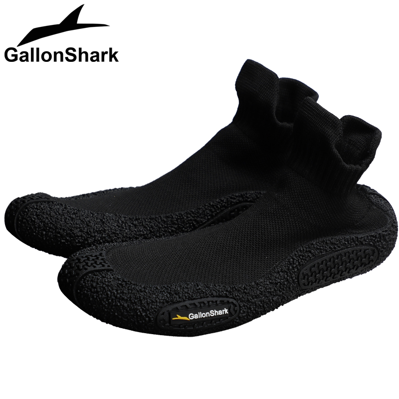 Pilates Yoga Footwear - GallonShark High-Top Barfuß-Sockenschuhe Rutschfeste Strick-Schuhe für