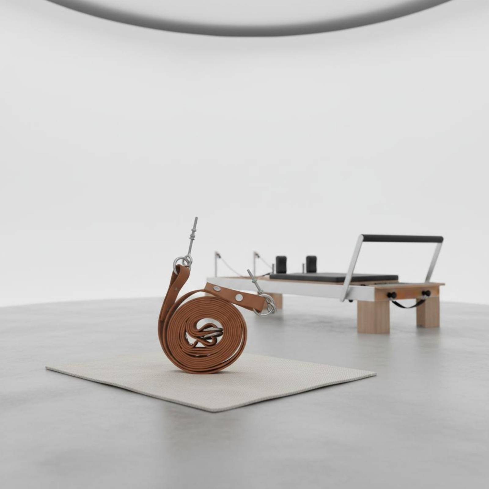 Pilates & Yoga Training Center - Reformer Doppelschlaufen-Gurt Komfortabler Pilates Doppelschlaufen-Gurt Fitnessgerät