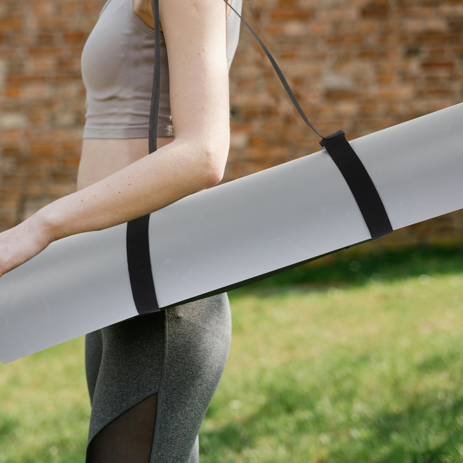 Pilates Yoga Go - 4-teiliges Yoga-Gurtband, kompaktes, leichtes Trageband mit