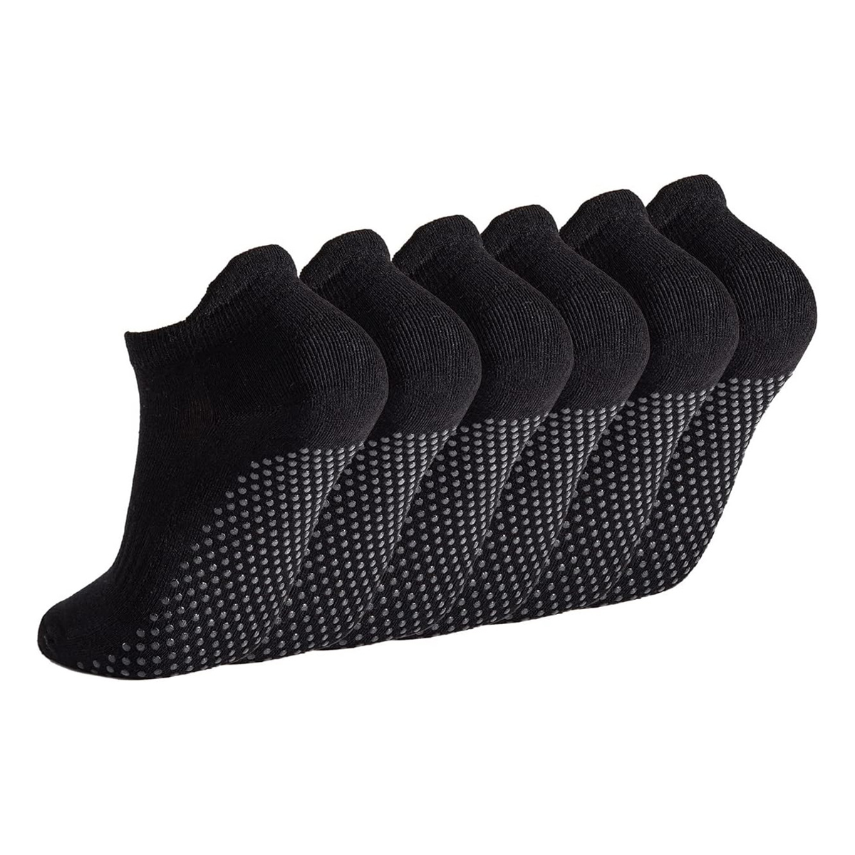 Pilates Yoga Grip Socks - 6 Paar Yoga Socken für Frauen