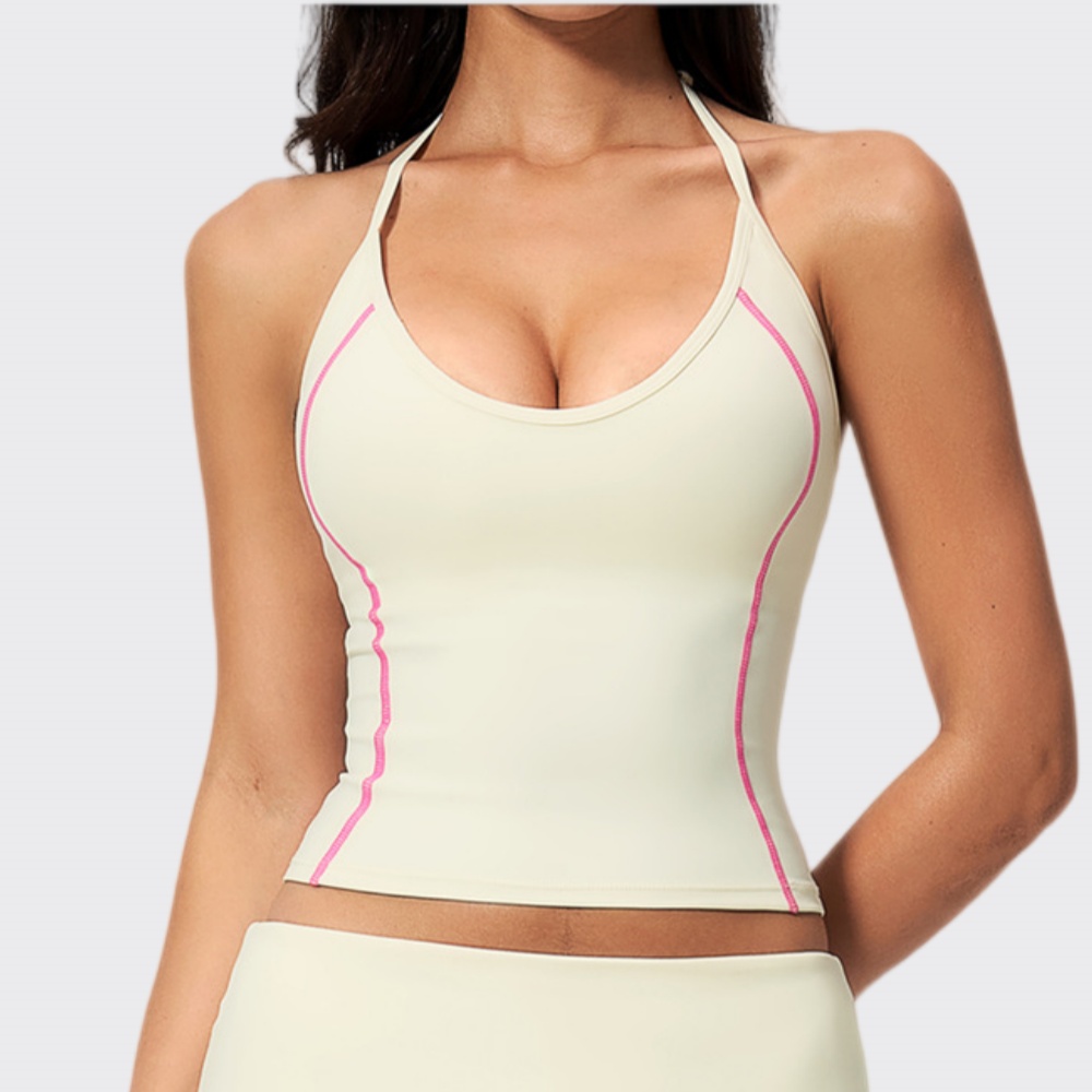 Pilates Yoga Sport - Damen Halter Yoga Tank Top Sportbekleidung