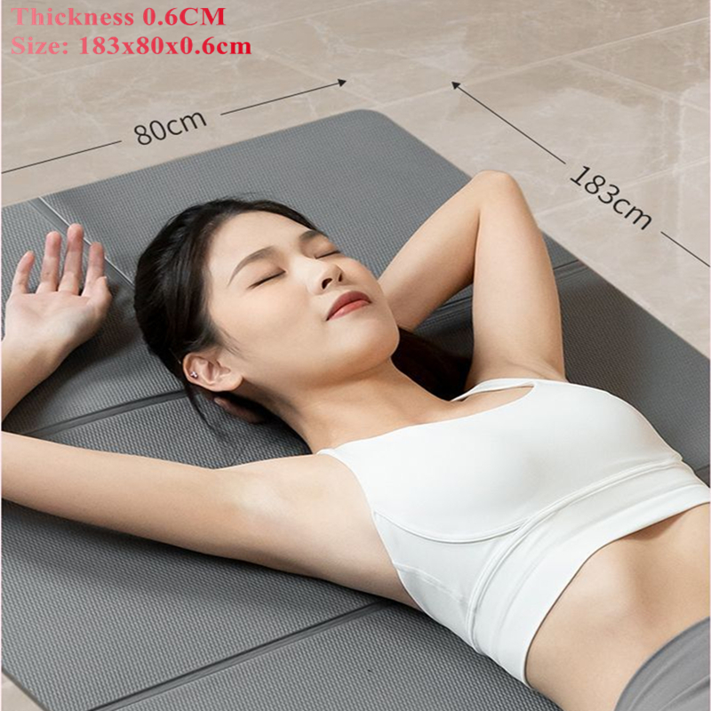 Pilates Yoga Mat - 183x80cm 6mm verdicken rutschfeste Matte Pilates