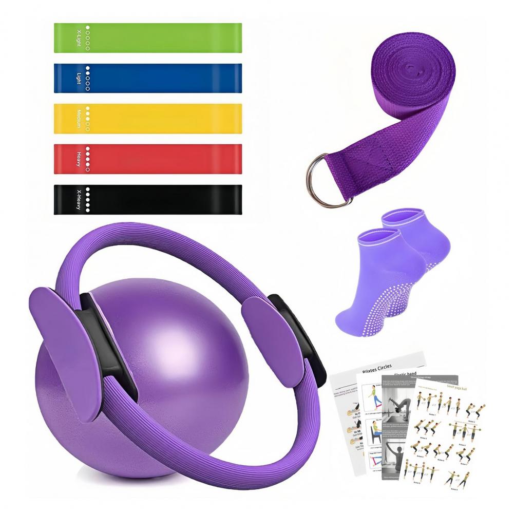 9-teiliges Yoga-Fitness-Set mi – Pilates Yoga Kit Bewertung und Preis