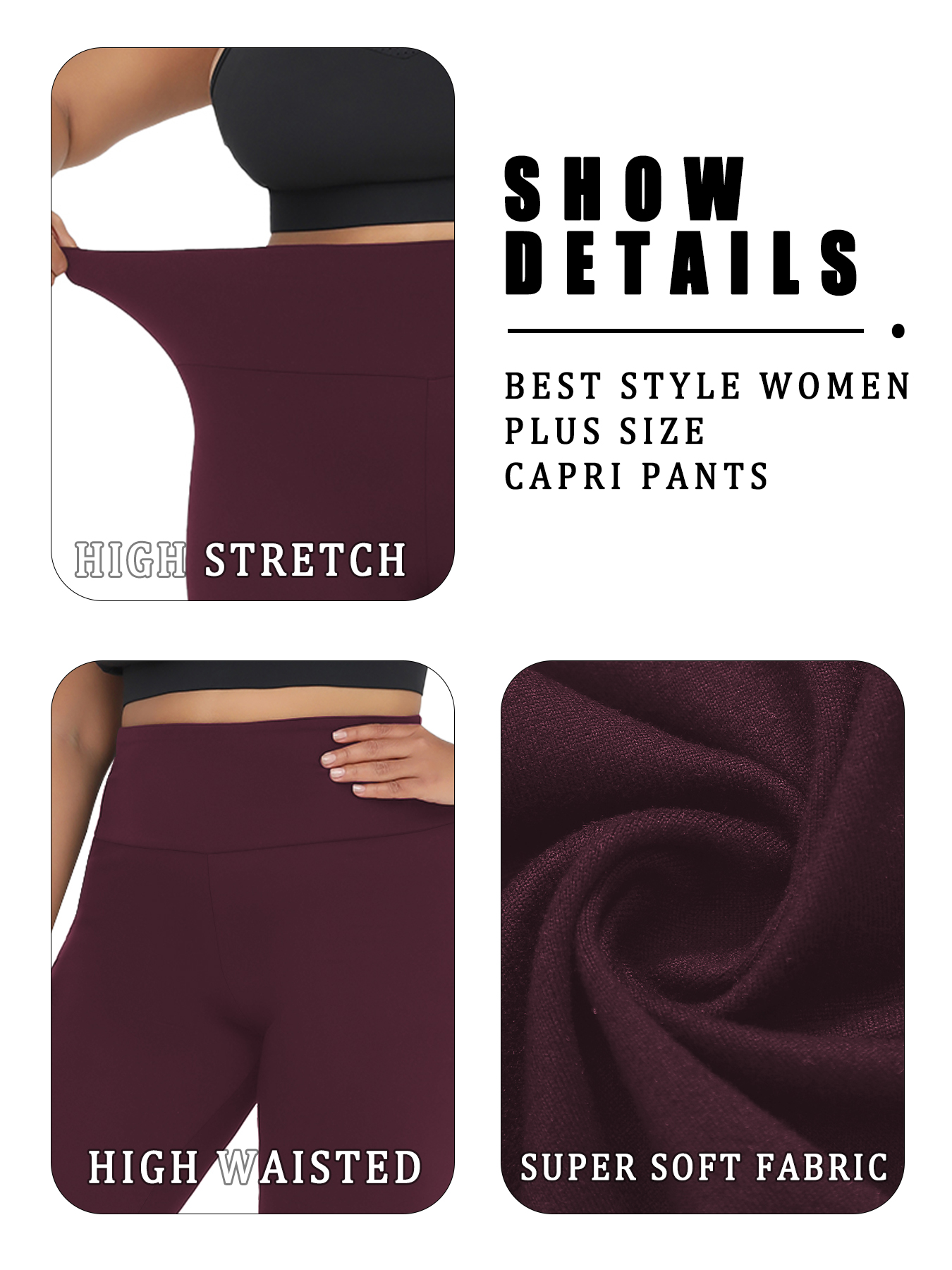 Übergröße Damen High-Waist Cap – Pilates Yoga Leggings Bewertung und Preis
