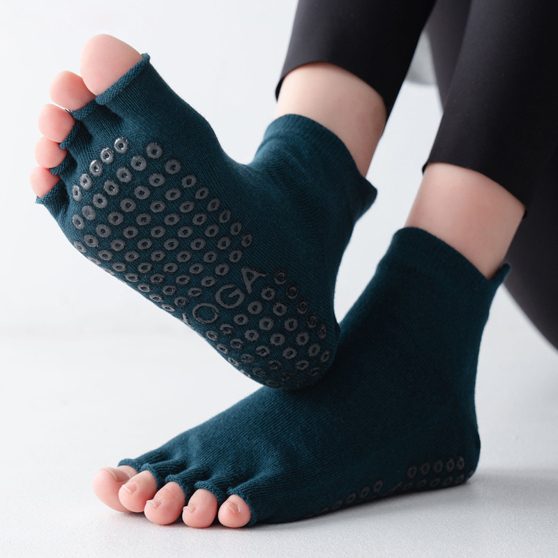 Yoga-Socken, halbe Zehen, ruts – Pilates Yoga Grip Socks Bewertung und Preis