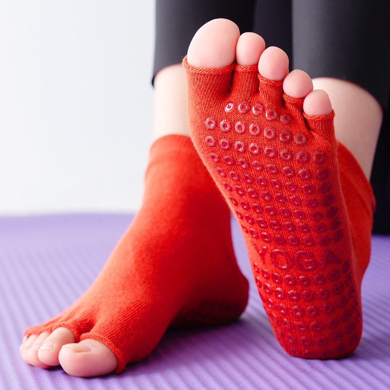 Yoga-Socken, halbe Zehen, ruts – Pilates Yoga Grip Socks Bewertung und Preis