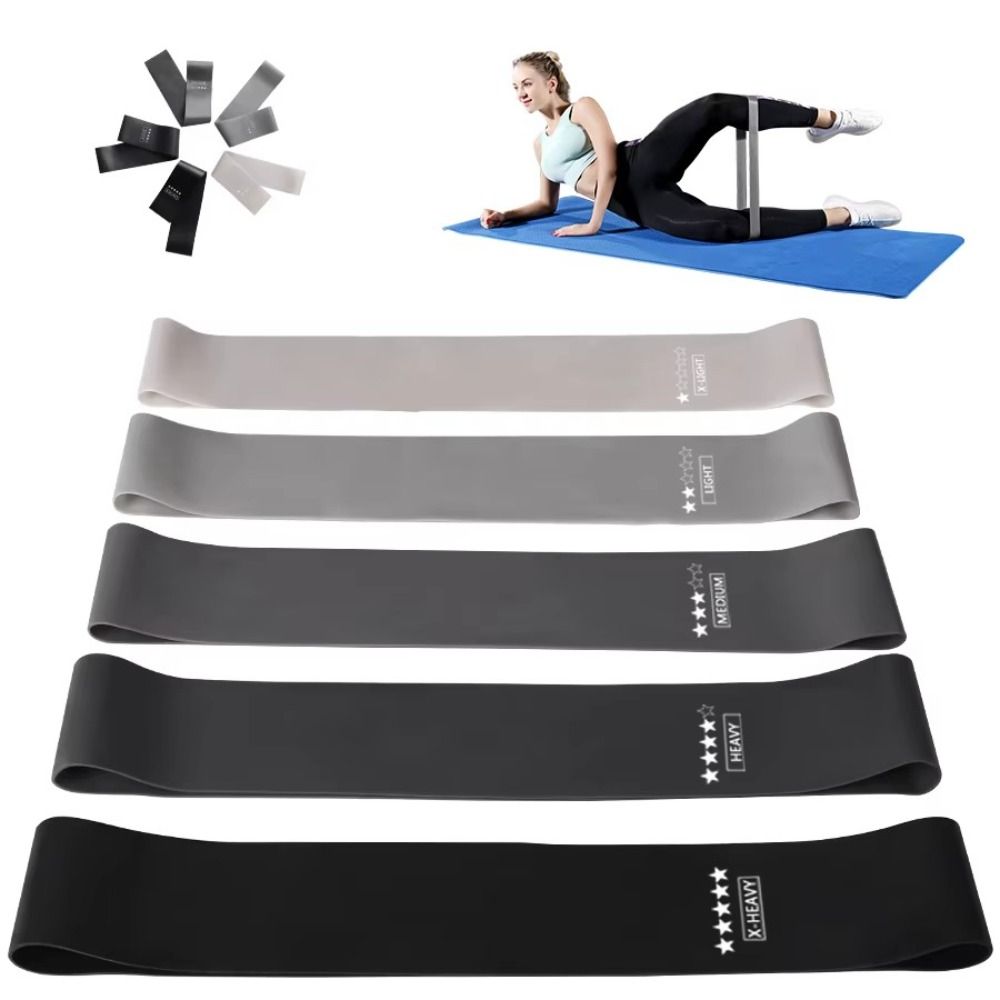 5Pcs TPE Fitness Widerstand Ba – Pilates Yoga Sport Bewertung und Preis