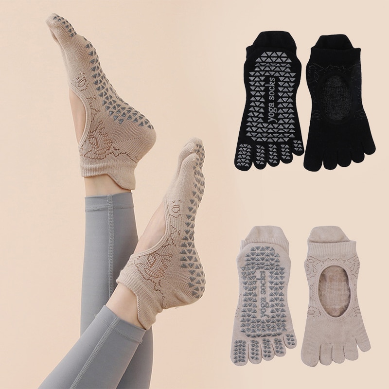 Frauen Yoga Zehen socken hochw – Pilates Yoga Grip Socks Bewertung und Preis