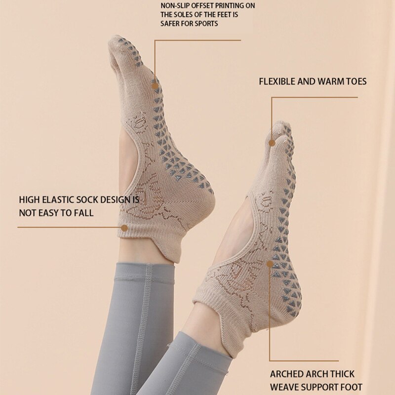 Frauen Yoga Zehen socken hochw – Pilates Yoga Grip Socks Bewertung und Preis