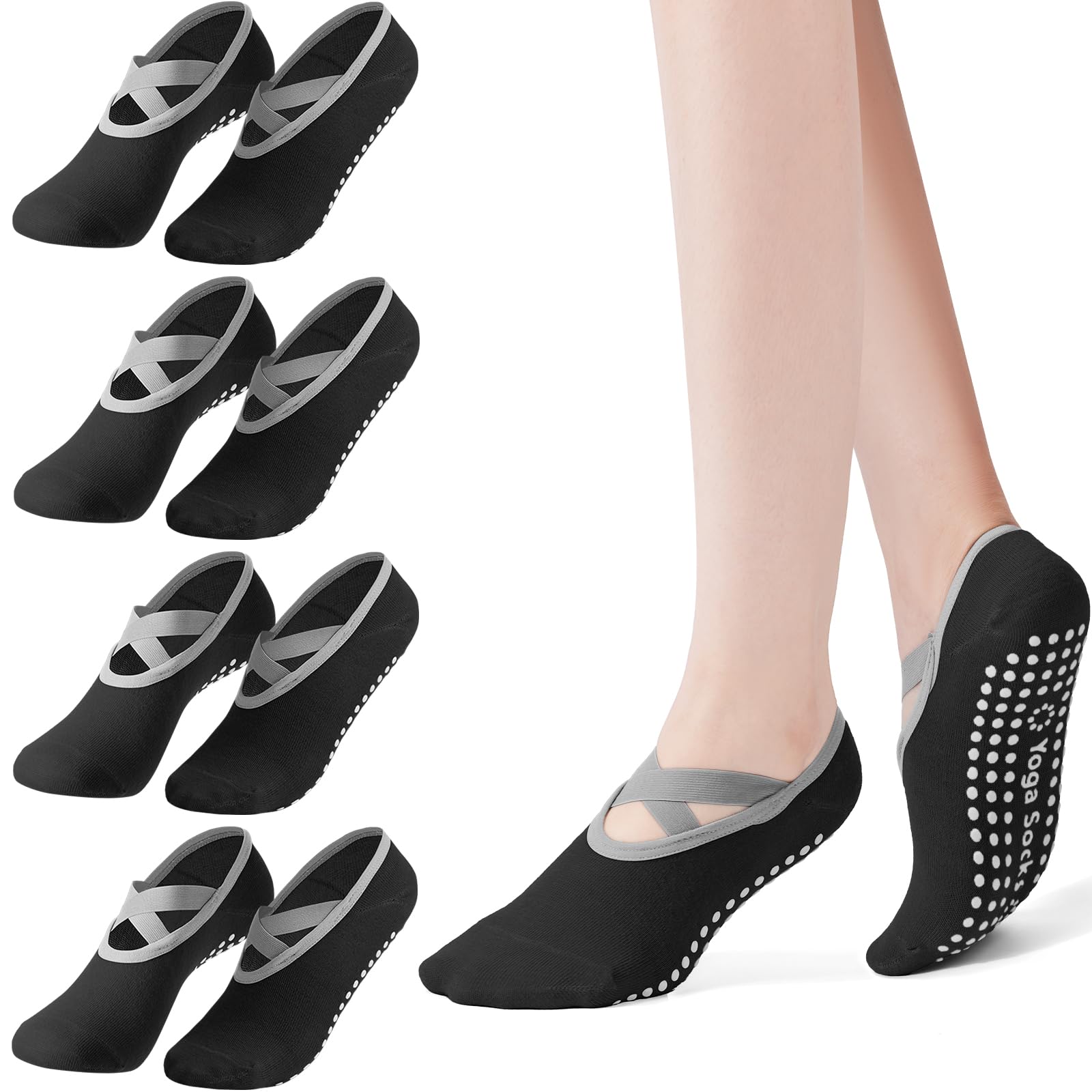 4er-Pack Pilates-Socken für Da – Pilates Yoga Kit Bewertung und Preis