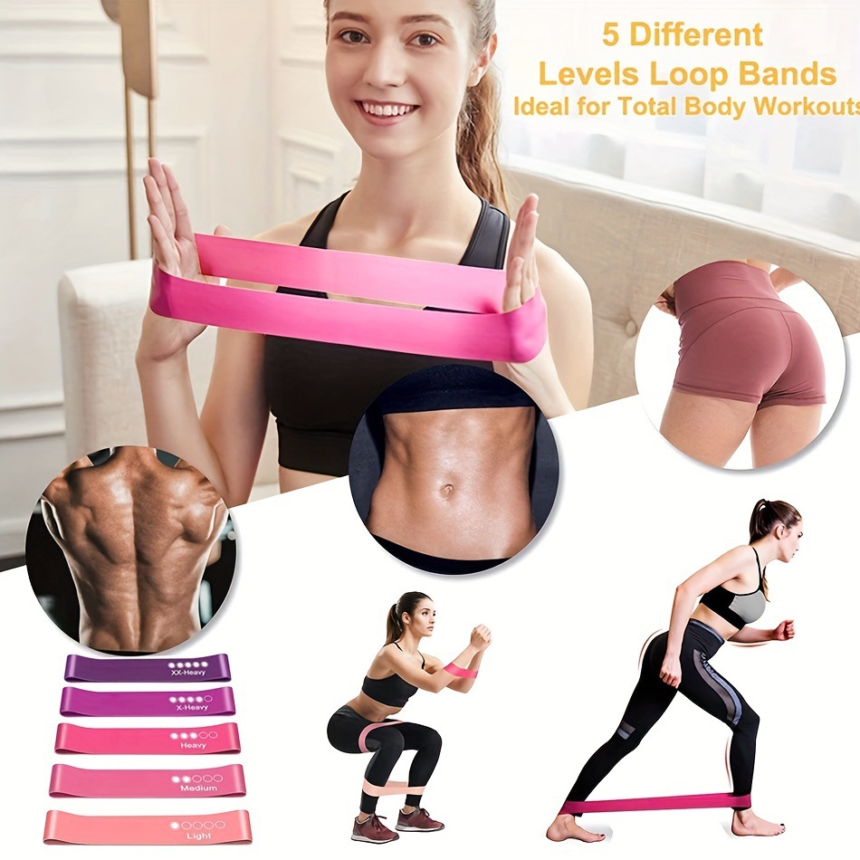 5-teiliges Farbiges Widerstand – Pilates Yoga Kit Bewertung und Preis