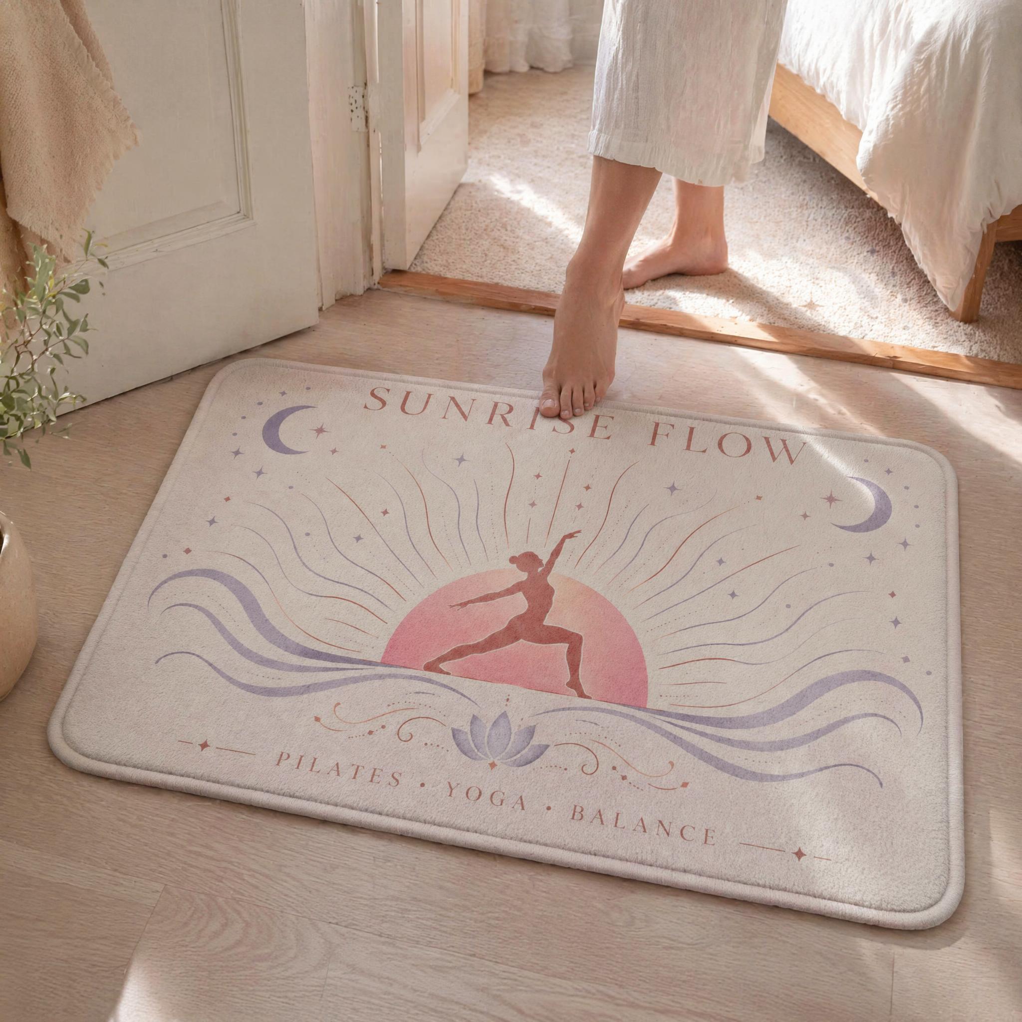 Sunrise Flow Yoga Fußmatte Pil – Pilates Yoga Gifts Bewertung und Preis