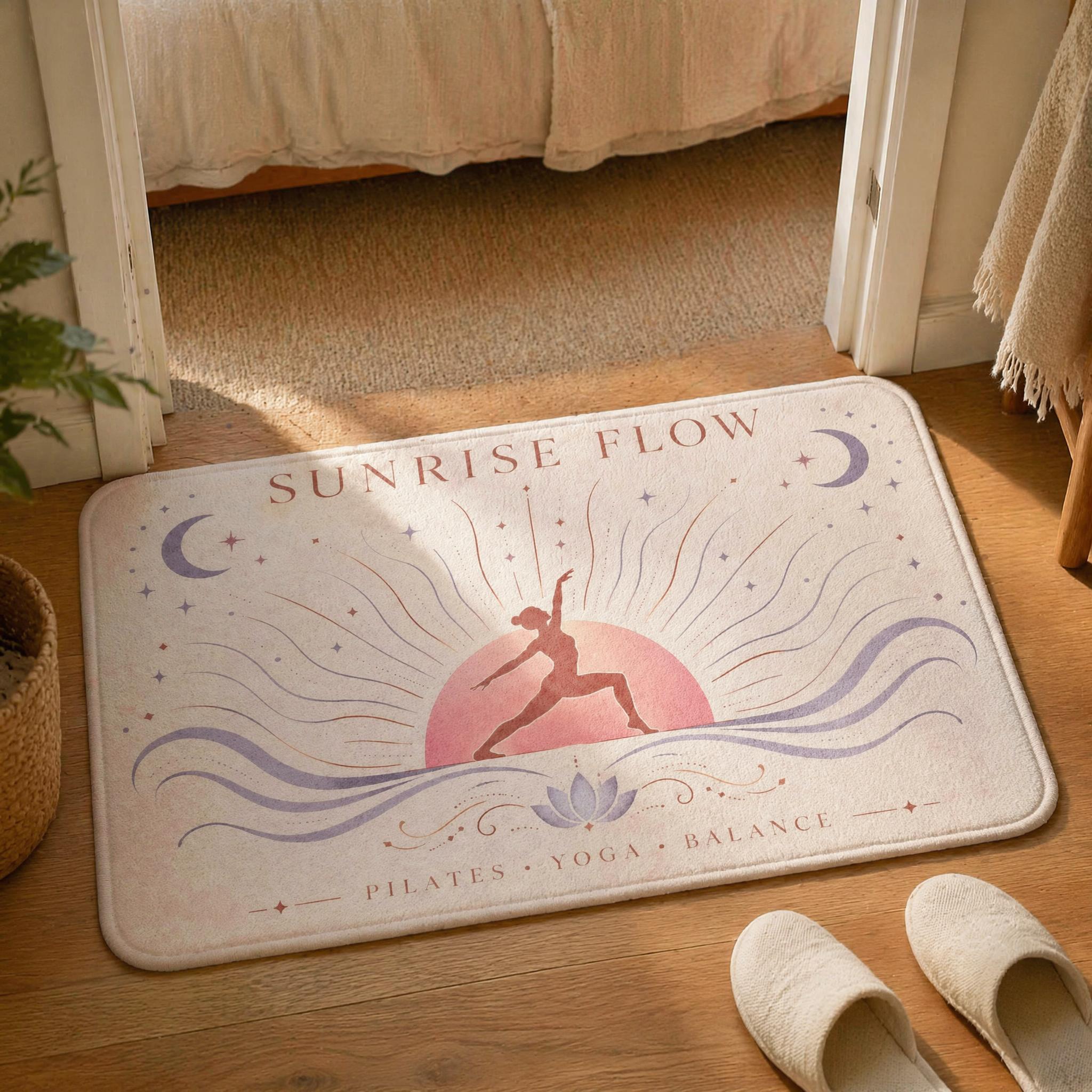 Sunrise Flow Yoga Fußmatte Pil – Pilates Yoga Gifts Bewertung und Preis
