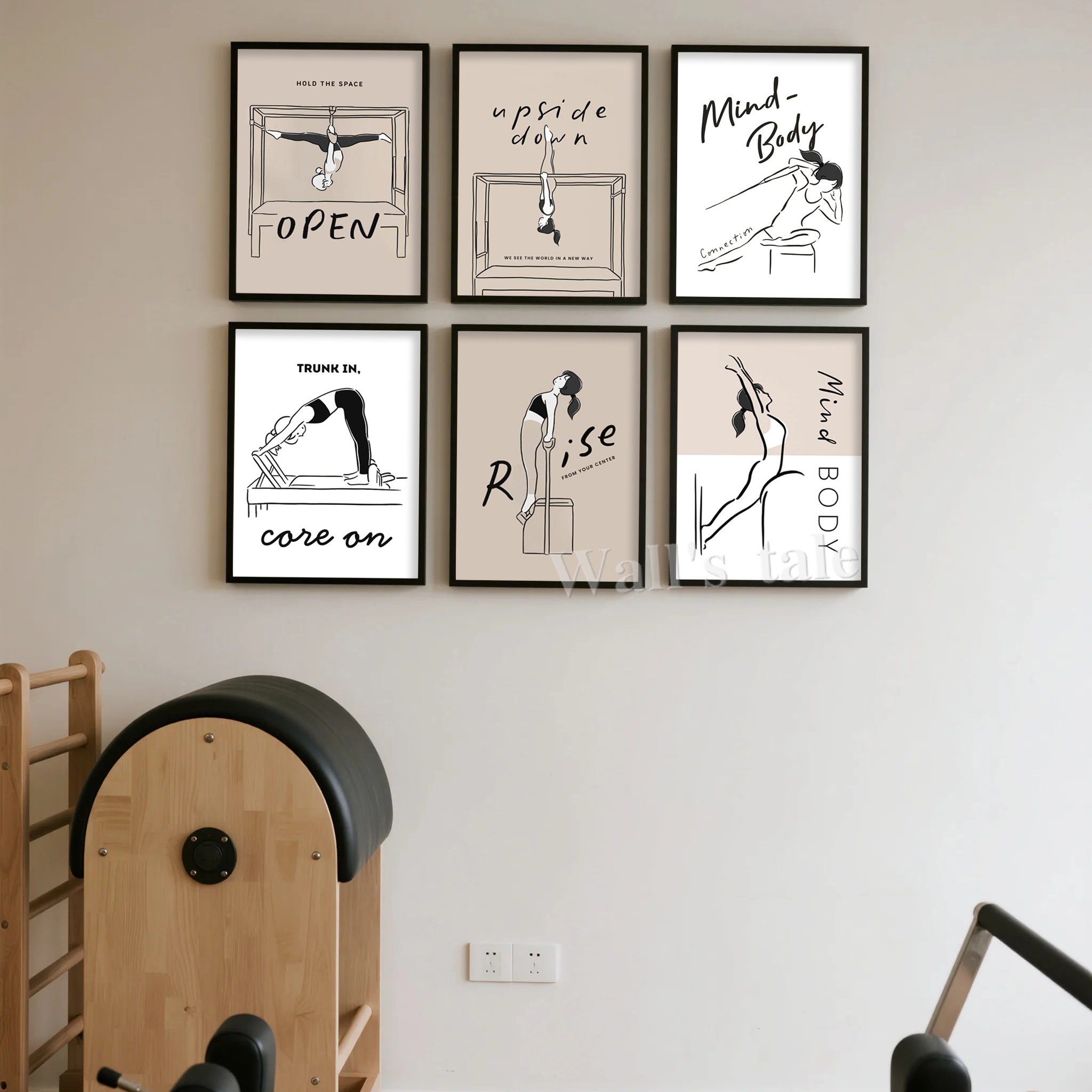 Pilates-Posen Kunstdrucke Mode – Pilates Yoga Movement Bewertung und Preis