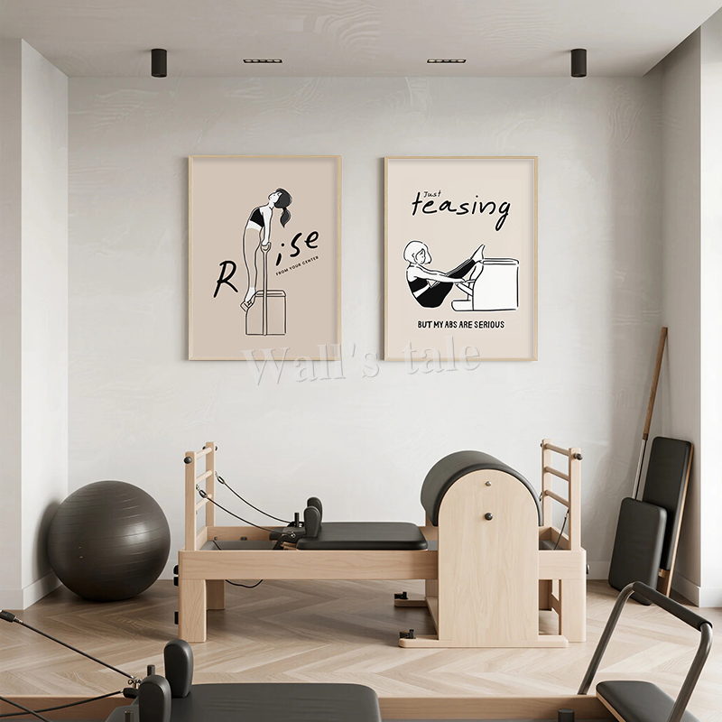 Pilates-Posen Kunstdrucke Mode – Pilates Yoga Movement Bewertung und Preis