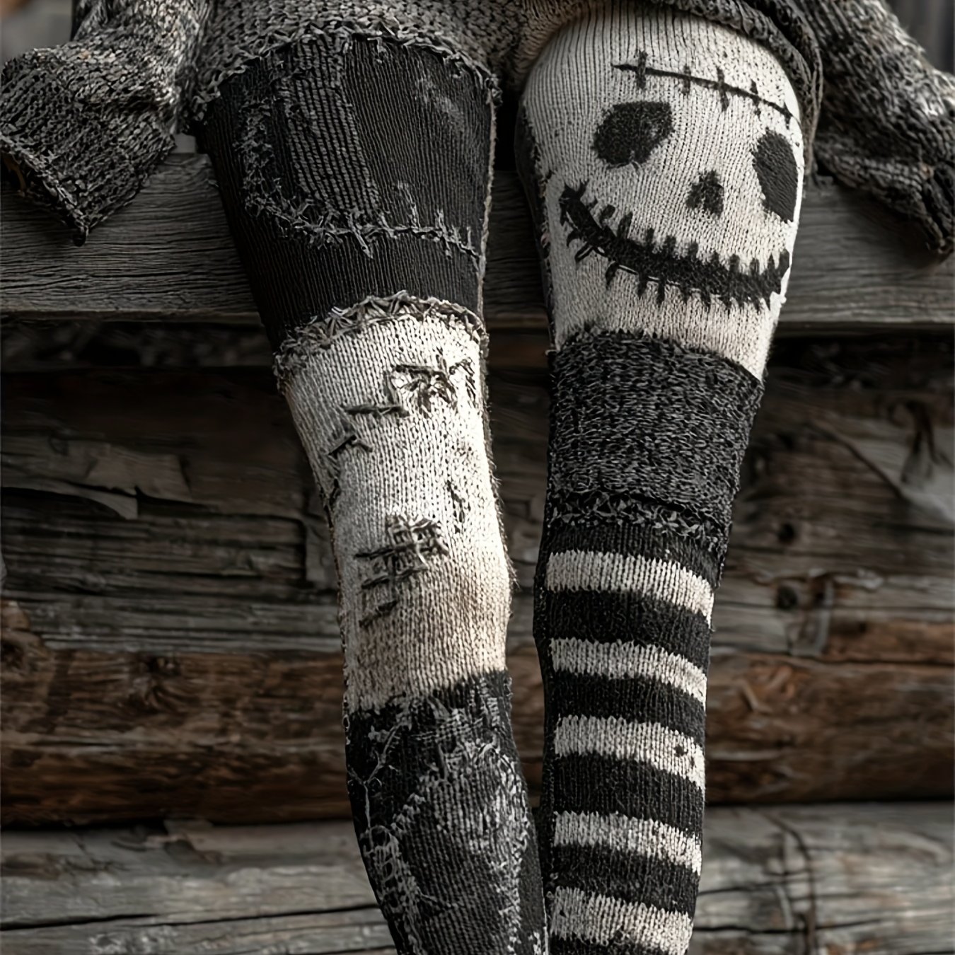 Frauen Halloween Skelett Print – Pilates Yoga Leggings Bewertung und Preis