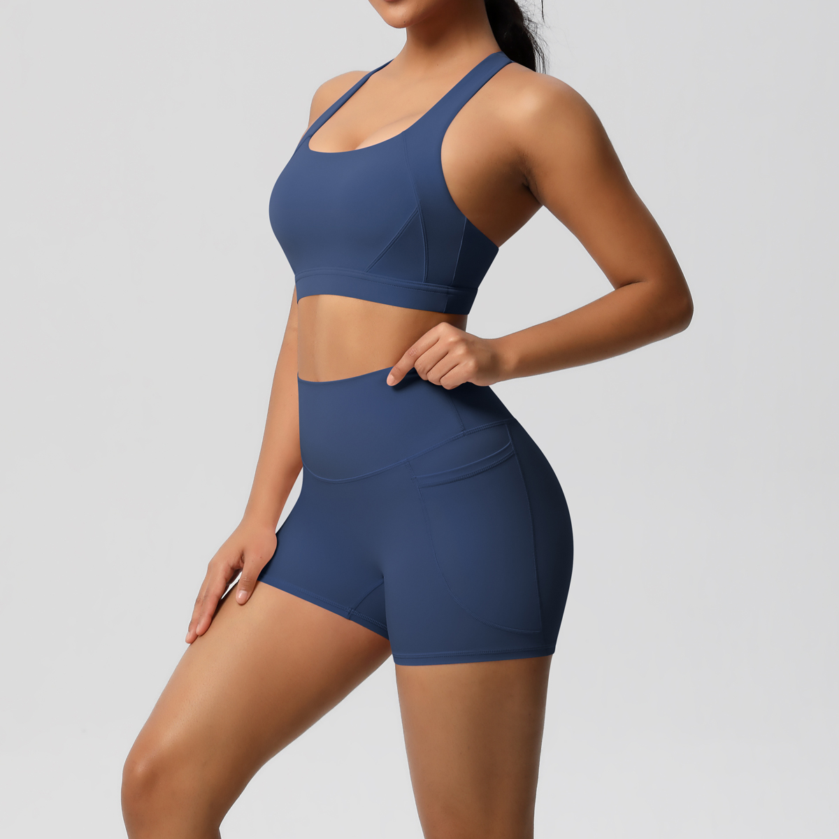 2PCS Sportswear Mit Taschen Yo – Pilates Yoga Leggings Bewertung und Preis