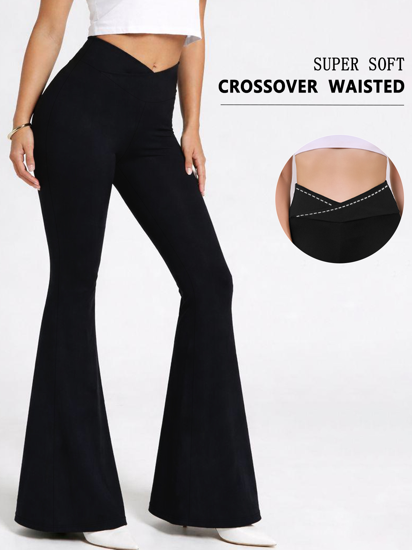 Superweiche Crossover-Leggings – Pilates Yoga Leggings Bewertung und Preis