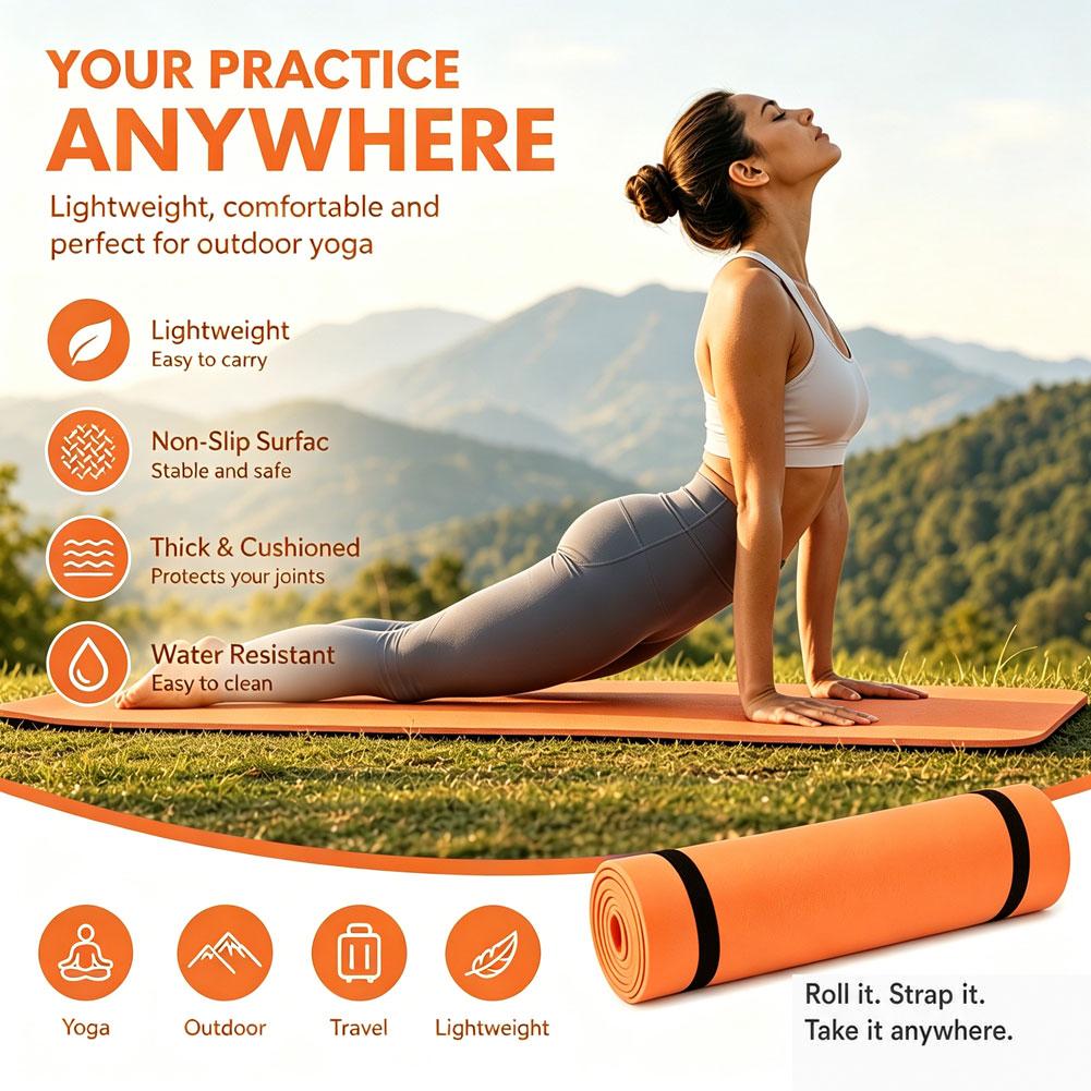 1/2 Stück dicke Yogamatte, rut – Pilates Yoga Mat Bewertung und Preis