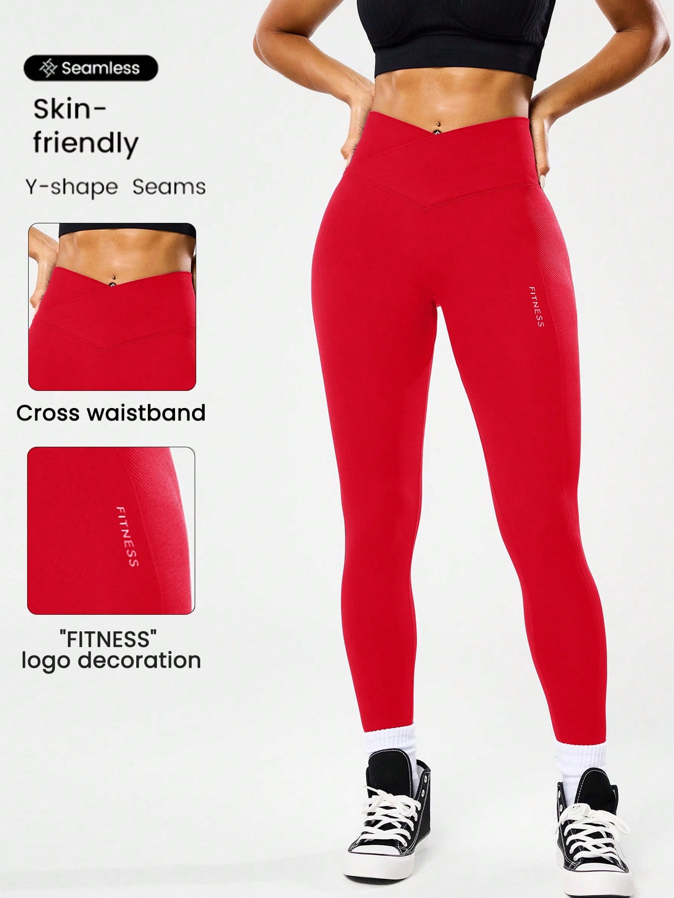 Nahtlose Yoga-Leggings mit hoh – Pilates Yoga Leggings Bewertung und Preis