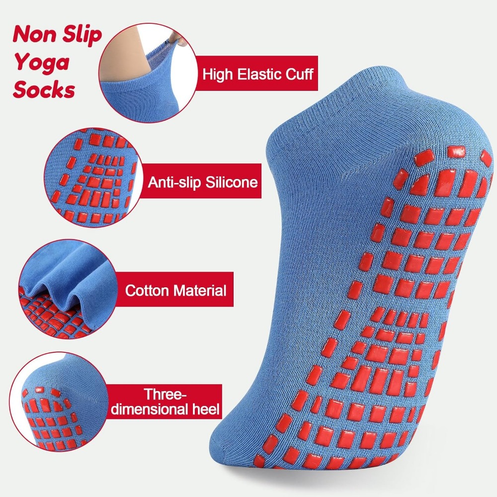 Rutschfeste Yoga- und Pilates- – Pilates Yoga Grip Socks Bewertung und Preis