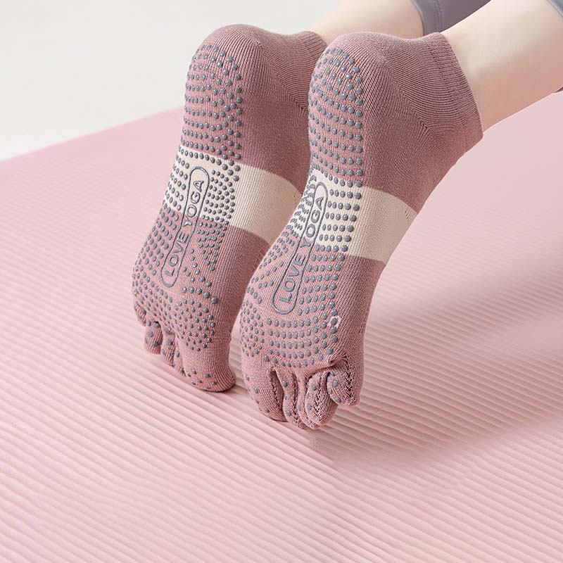 Damen-Pilates-Socken mit getei – Pilates Yoga Sport Bewertung und Preis